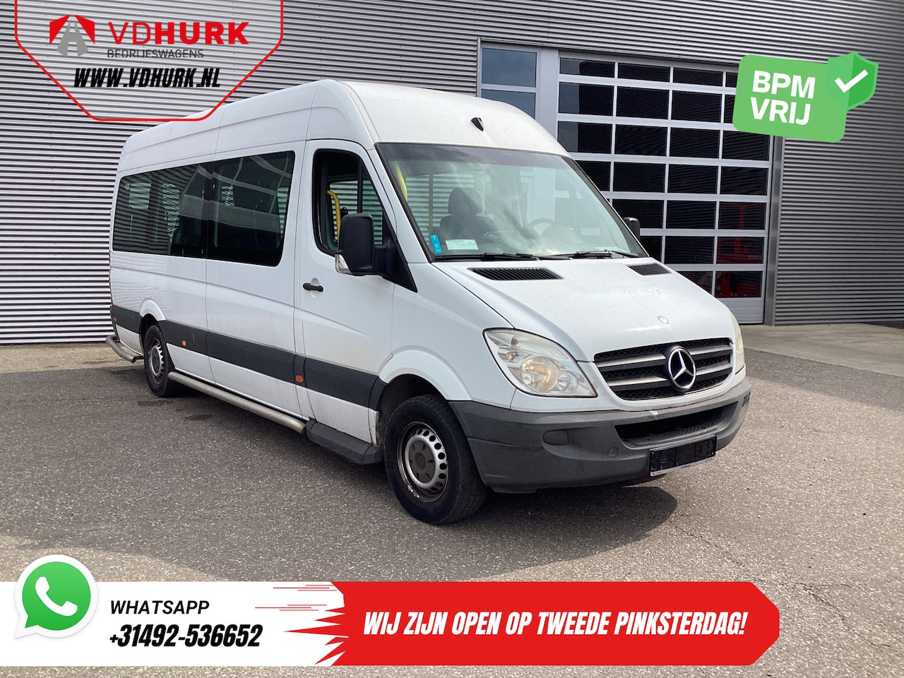 Mercedes-Benz Sprinter - 313 2.2 CDI Aut. L3H2 €10.587,- incl BTW (BPM VRIJ) EXPORT Combi/ 9 persoons/ Kombi/ 9P/ R - AutoWereld.nl