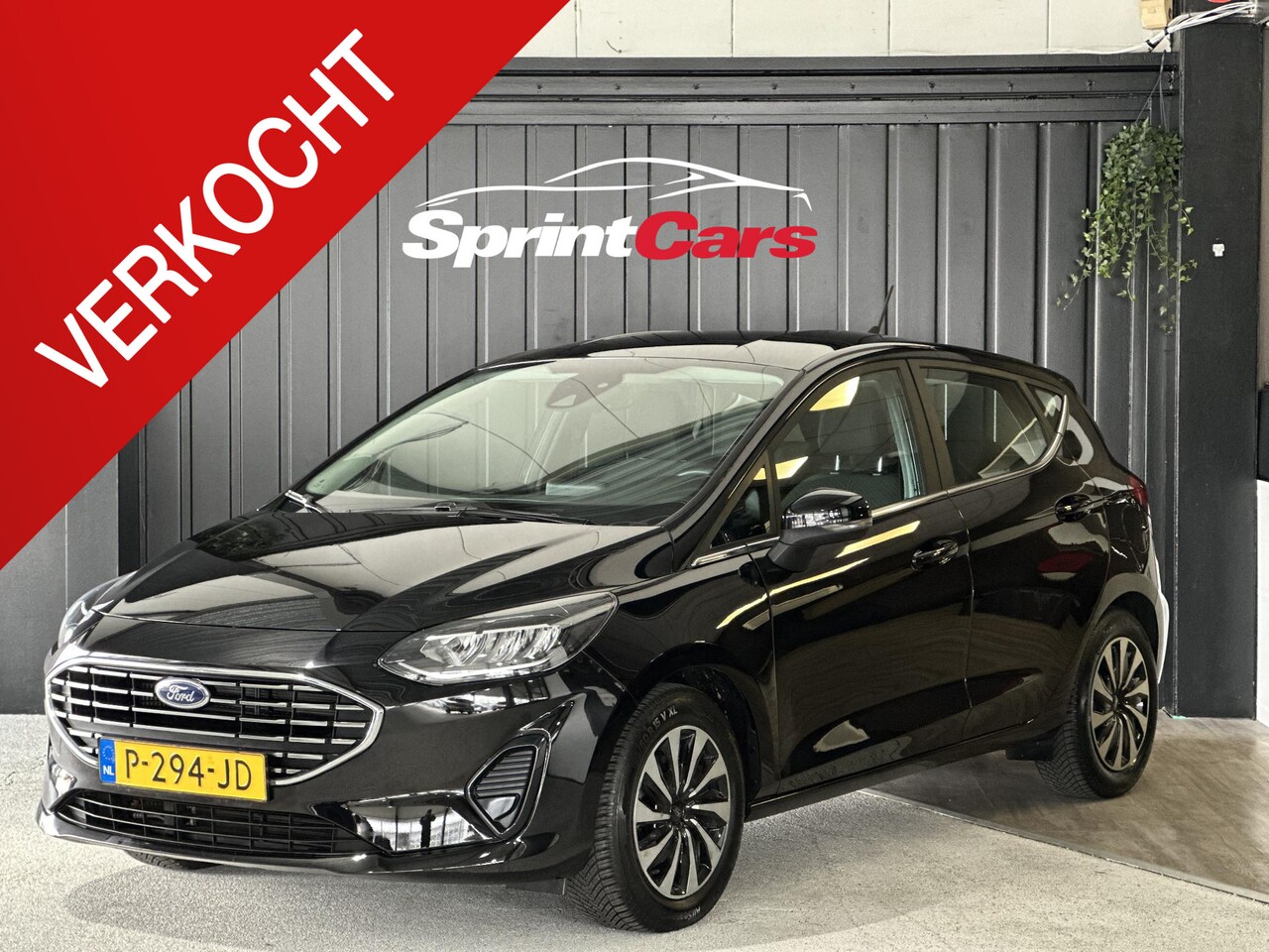 Ford Fiesta - 1.0 EcoBoost Hybrid Titanium | Carplay | Navi | Cruise Control | Parkeersensor achter | LE - AutoWereld.nl