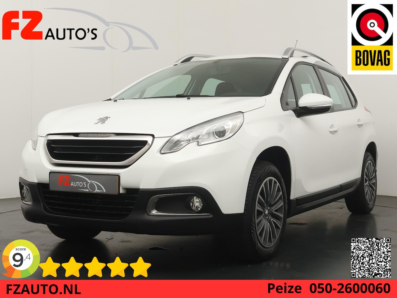 Peugeot 2008 - 1.2 VTi Active - cruise control - lichtmetalen velgen - trekhaak - AutoWereld.nl