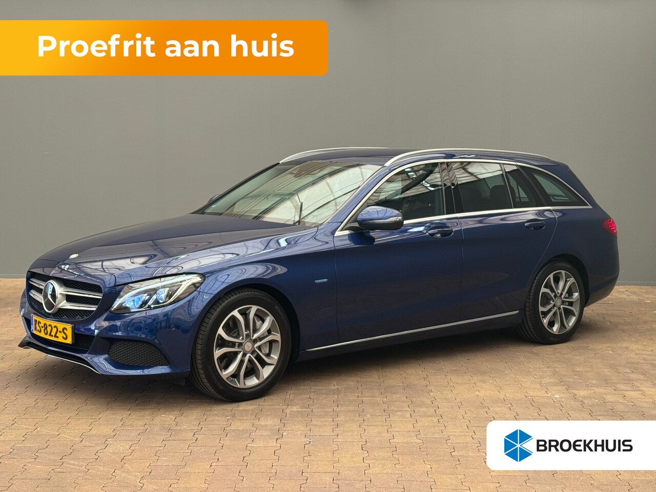Mercedes-Benz C-klasse Estate - 350 e Lease Edition Plus NL Auto! | Super Km.Stand! | Adaptieve Cruise | Elek. Achterklep - AutoWereld.nl