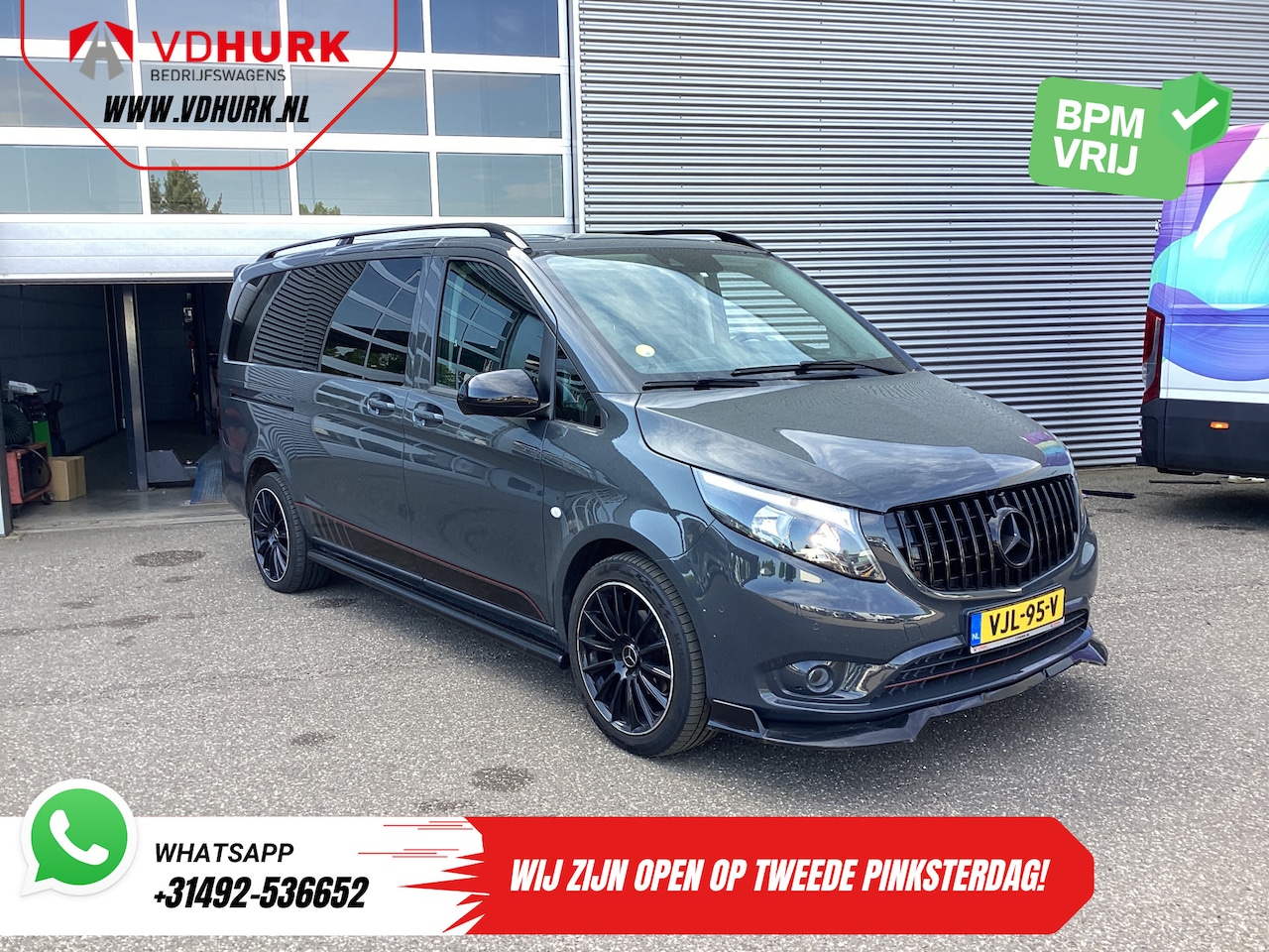 Mercedes-Benz Vito - 116 CDI Aut. DC Dubbel Cabine Leder/ Stoelverw./ 19” LMV/ Glaslook/ Camera/ Navi/ PDC/ Tre - AutoWereld.nl