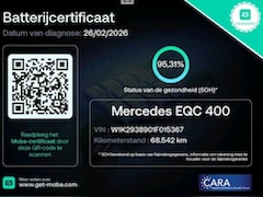 Mercedes-Benz EQC - 400 4MATIC Business Solution 80 kWh 95% SOH