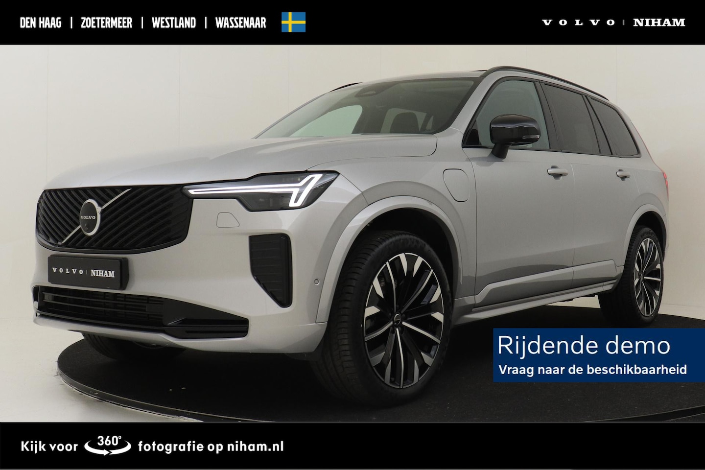 Volvo XC90 - II T8 PLUG-IN HYBRID AWD PLUS DARK -PANO.DAK|HARMAN/KARDON|360°CAM|ADAP.LED|POWER-SEATS|PR - AutoWereld.nl