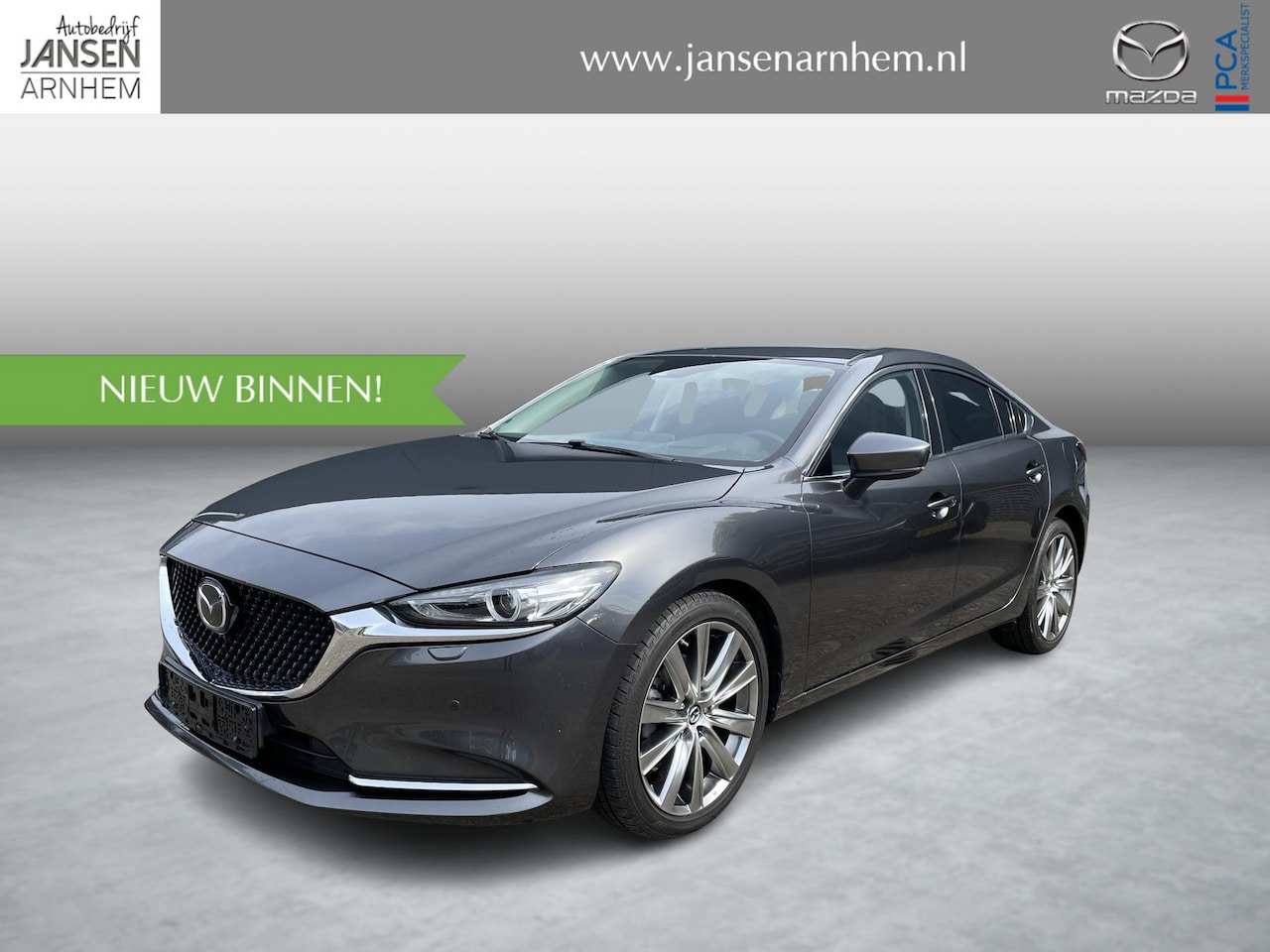 Mazda 6 - Sedan 2.5 SkyActiv-G 194 Luxury , Automaat, Schuif-/Kanteldak, Leder, 360 Camera, Bose, Ad - AutoWereld.nl