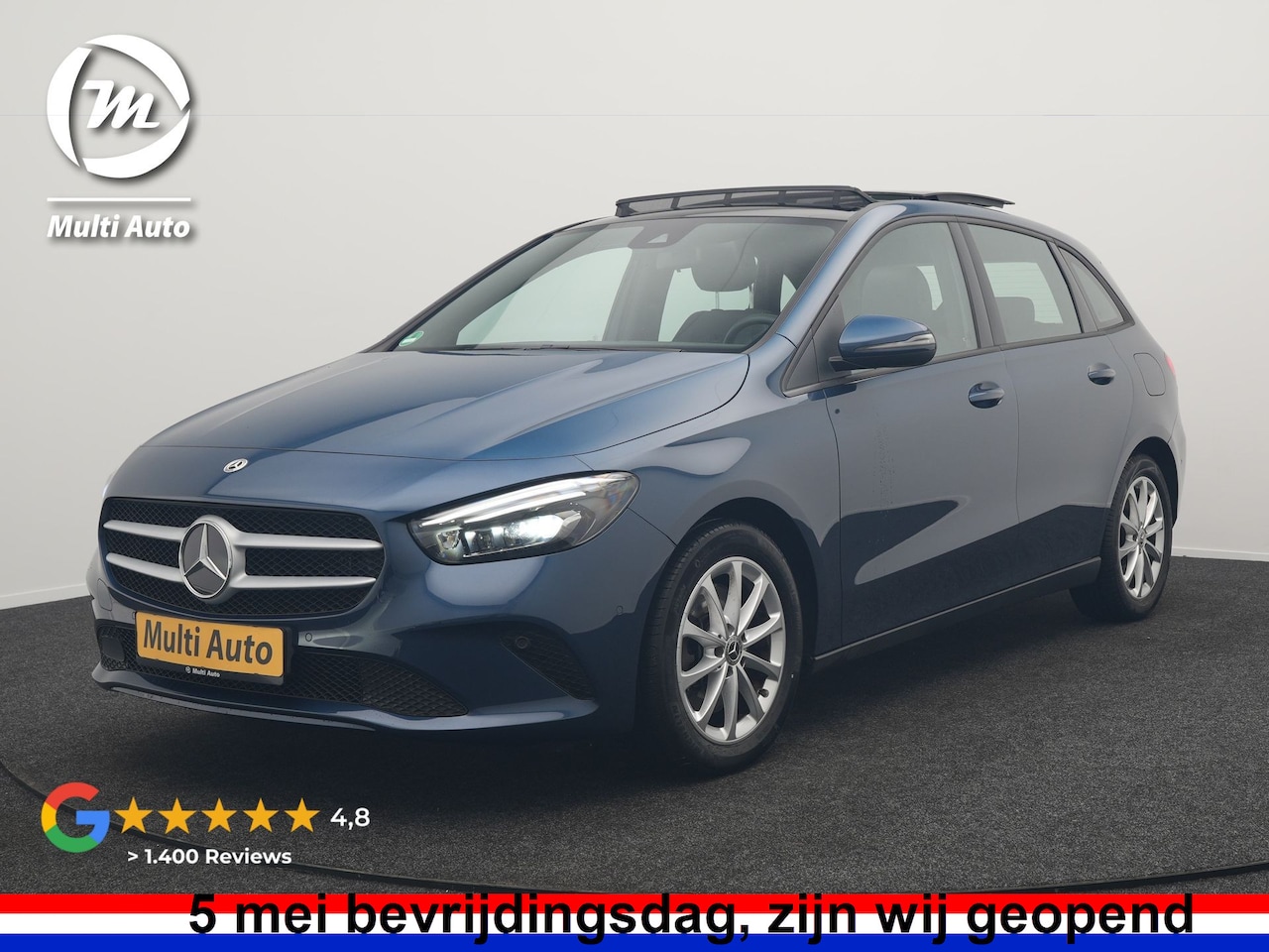 Mercedes-Benz B-klasse - 250 e PHEV 218pk Dealer O.H | Panodak | Camera | Multibeam LED | Parkassist | Stoelverwarm - AutoWereld.nl