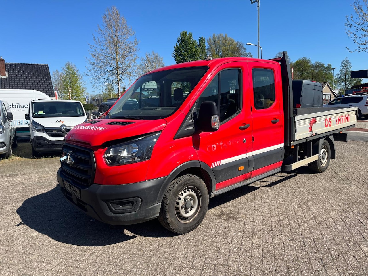 Ford Transit - 350 2.0 TDCI DC 6P MAXI PICK UP PRITSCHE RWD! KLIMA - AutoWereld.nl