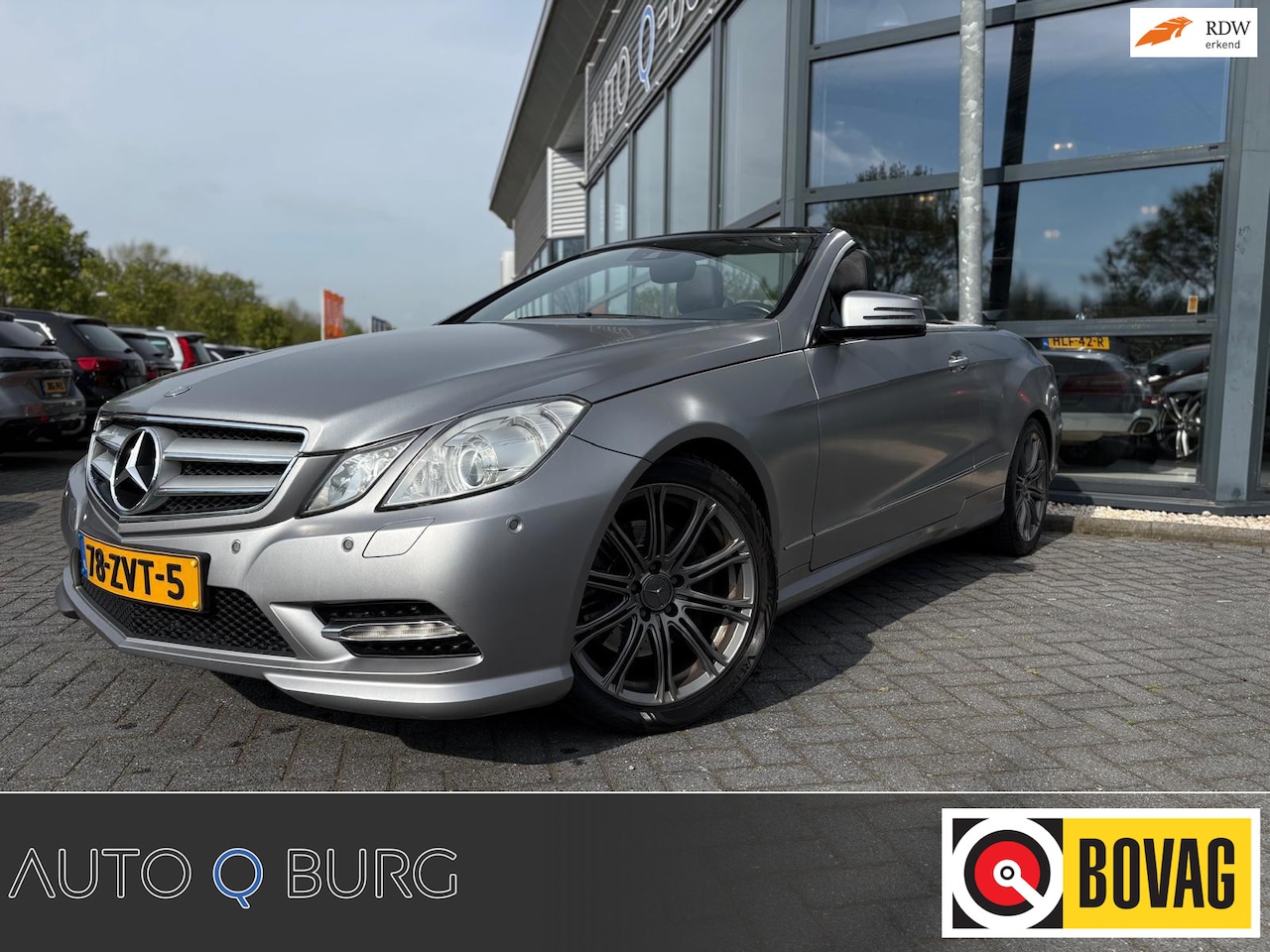 Mercedes-Benz E-klasse Cabrio - 300 CGI Avantgarde | Automaat | Leder | Stoel/ Nek verwarming | Cruise | Navi | Harman & K - AutoWereld.nl