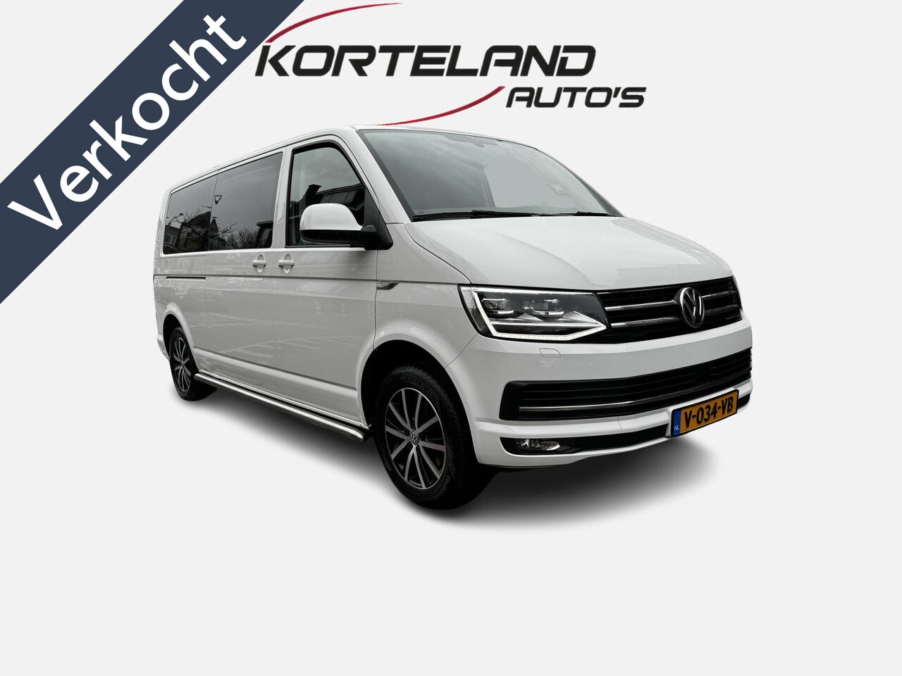 Volkswagen Transporter - 2.0 TDI L2H1 DC Highline LED,NAVI,LEER - AutoWereld.nl