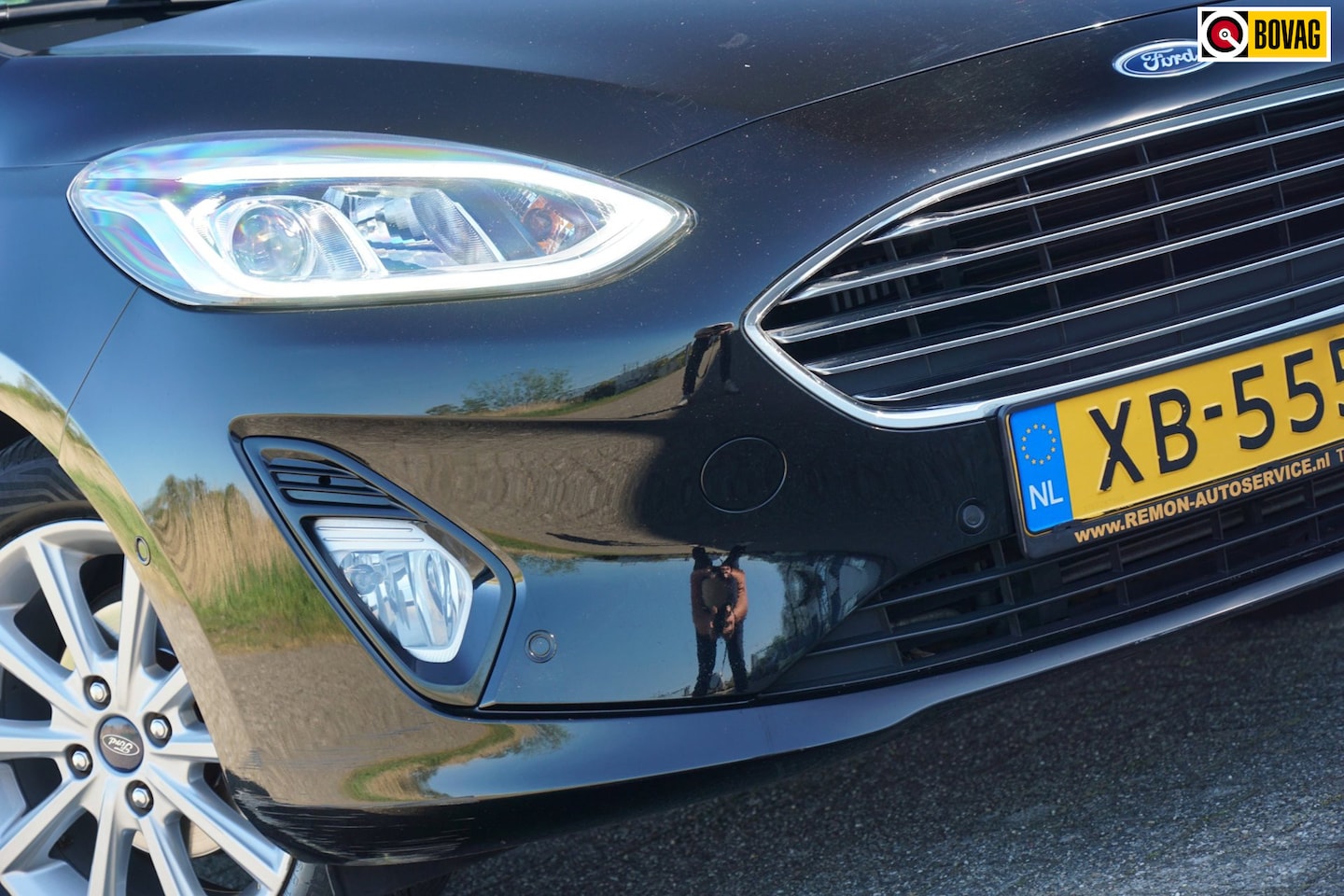 Ford Fiesta - 1.0 EcoBoost Titanium AUTOMAAT | Panther Black | Carplay/Winterpack/Camera - AutoWereld.nl