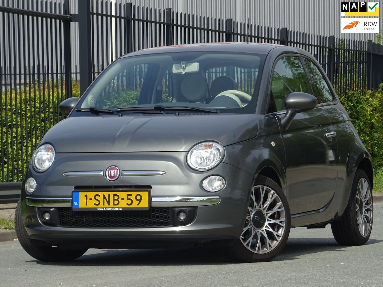 Fiat 500 - 0.9 TwinAir Lounge 1-EIGENAAR NAP/PANORAMADAK/AIRCO - AutoWereld.nl