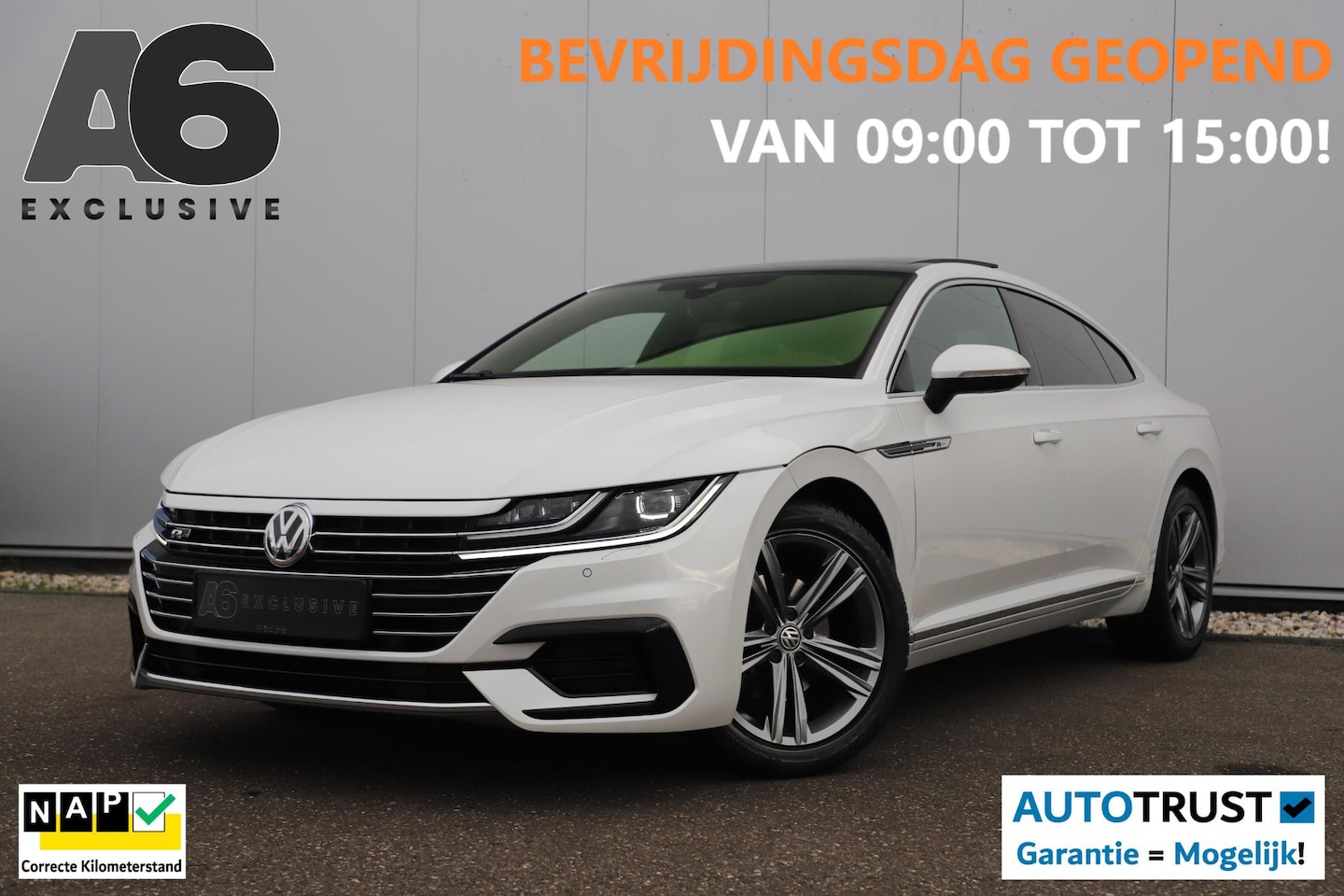 Volkswagen Arteon - 1.5 TSI Business R 150PK DSG Automaat Virtual Panoramadak Keyless Navigatie Adaptive Cruis - AutoWereld.nl