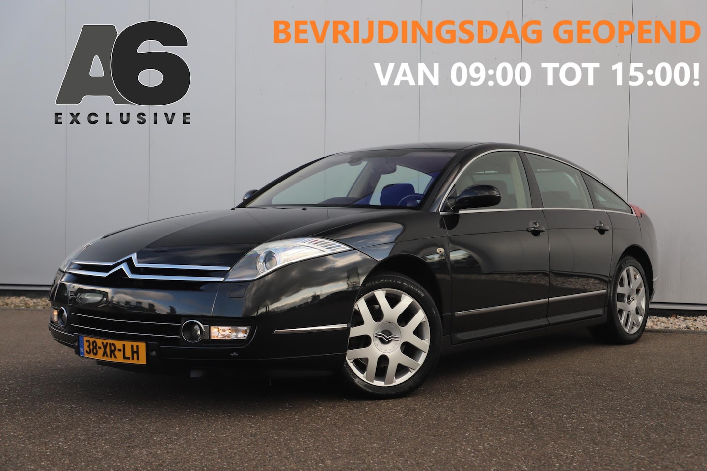 Citroën C6 - 2.7 HdiF V6 Automaat Origineel NL NAP! Navigatie Parkeersensor Xenon 18 inch LMV Hydraulis - AutoWereld.nl