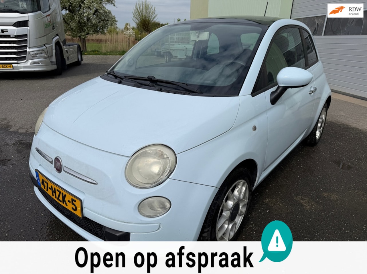 Fiat 500 - 1.4-16V Sport Elektrische open dal lm velgen 4 cil - AutoWereld.nl