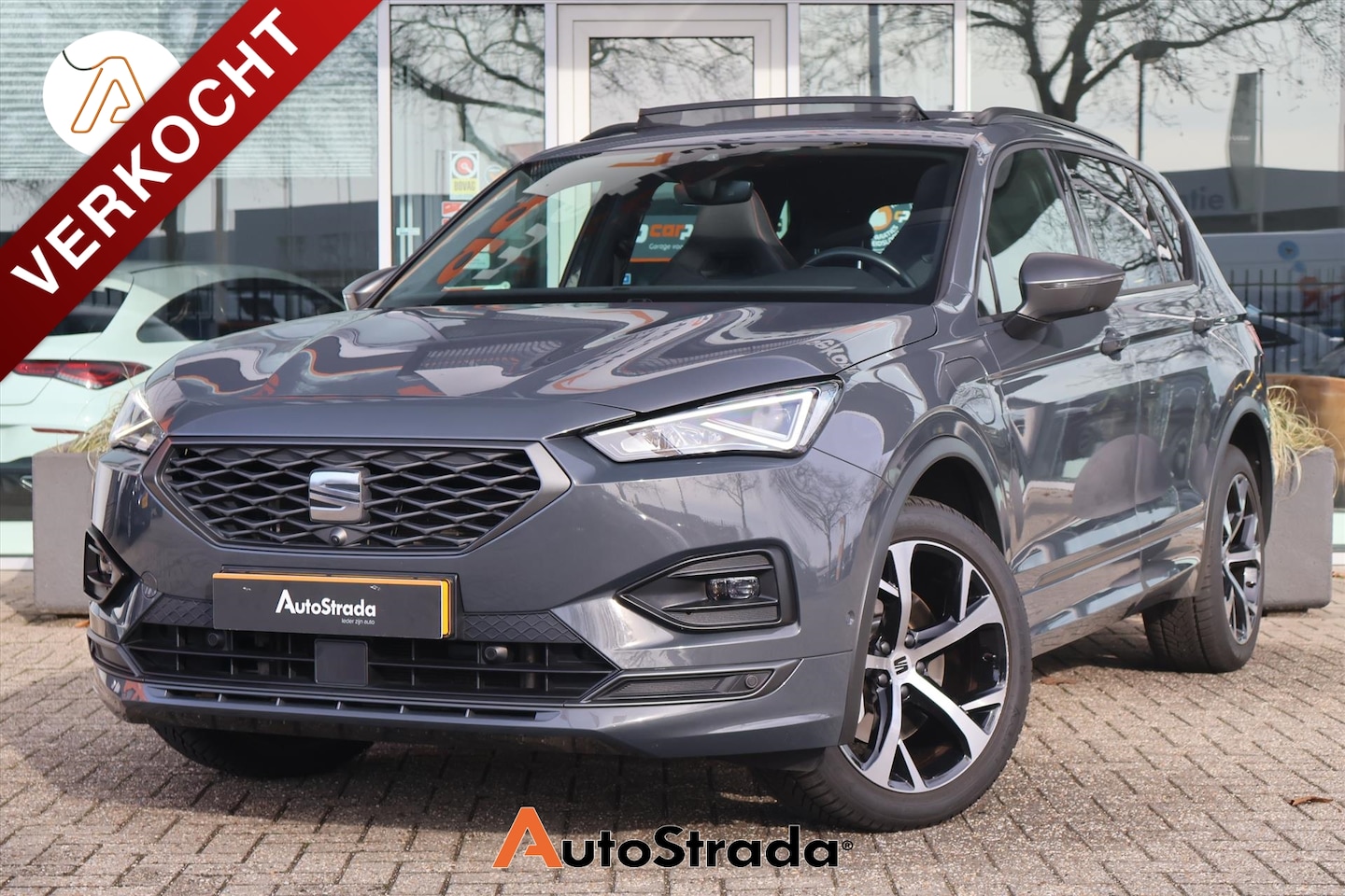 SEAT Tarraco - 1.4 FR TSI e-Hybrid 245pk | Trekhaak | 360 Camera | Pano | LED | Stoelverwarming | Keyless - AutoWereld.nl
