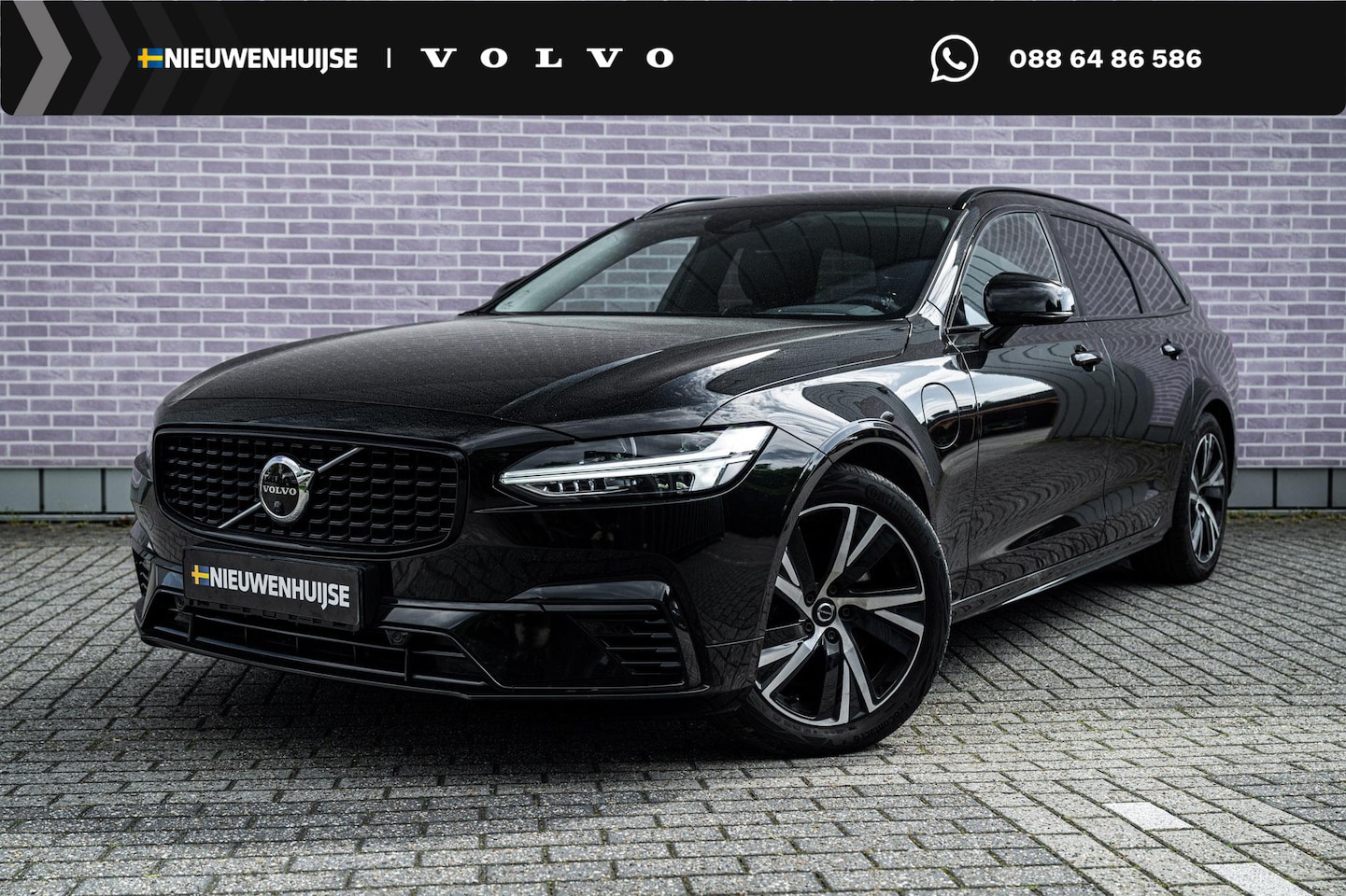 Volvo V90 - 2.0 T8 Plug-in Hybrid AWD Business Pro | PHEV | Trekhaak | Panoramadak | Head-up Display | - AutoWereld.nl