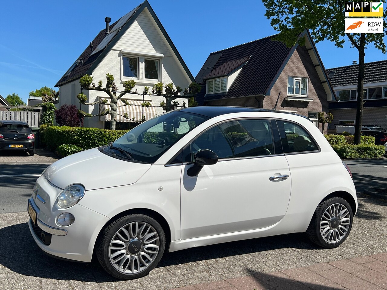 Fiat 500 - 0.9 TwinAir Turbo Cult 92.000 km NL-AUTO-NAP APK T/M 3-2027!! - AutoWereld.nl