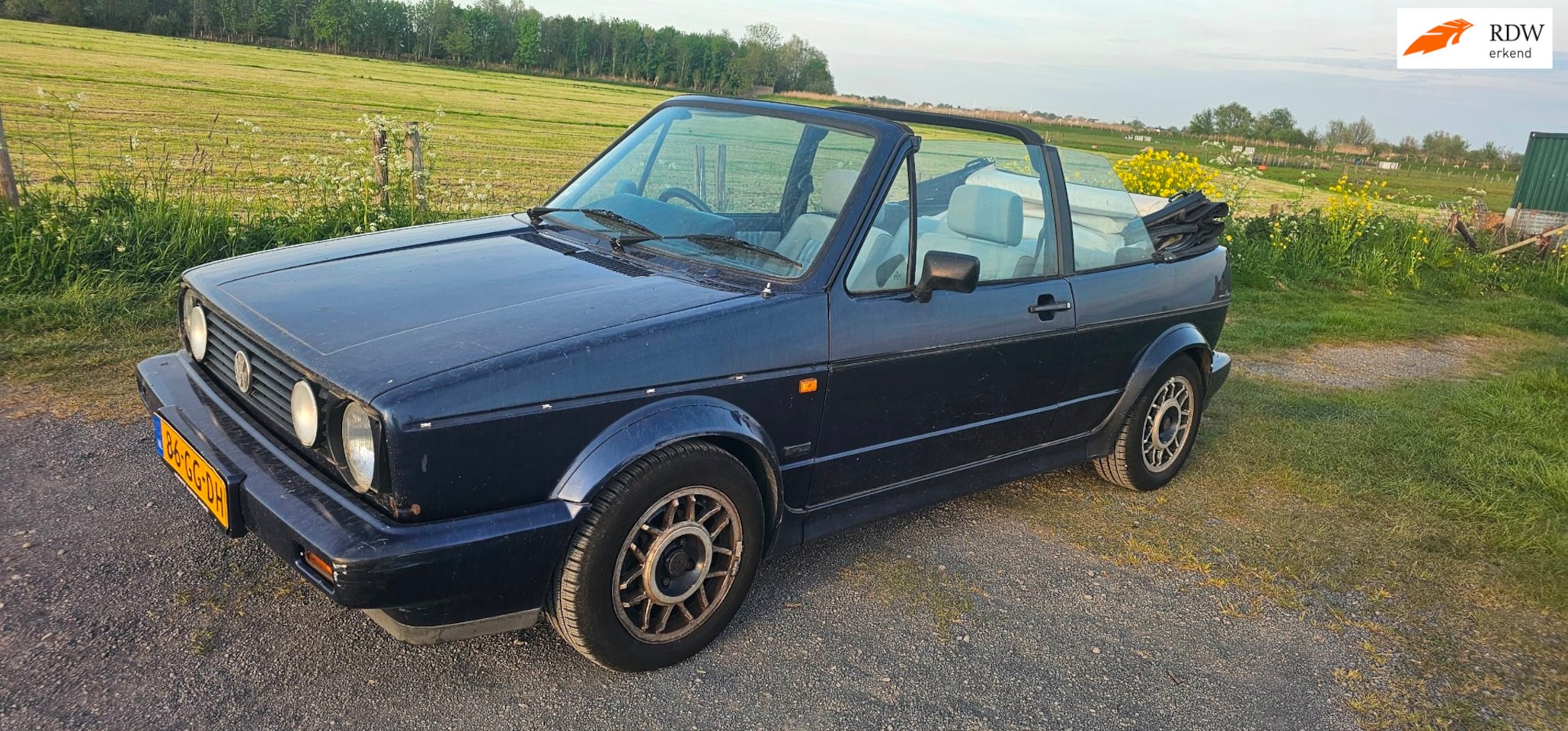 Volkswagen Golf Cabriolet - 1.8 RHD! 72kw 1993 - AutoWereld.nl