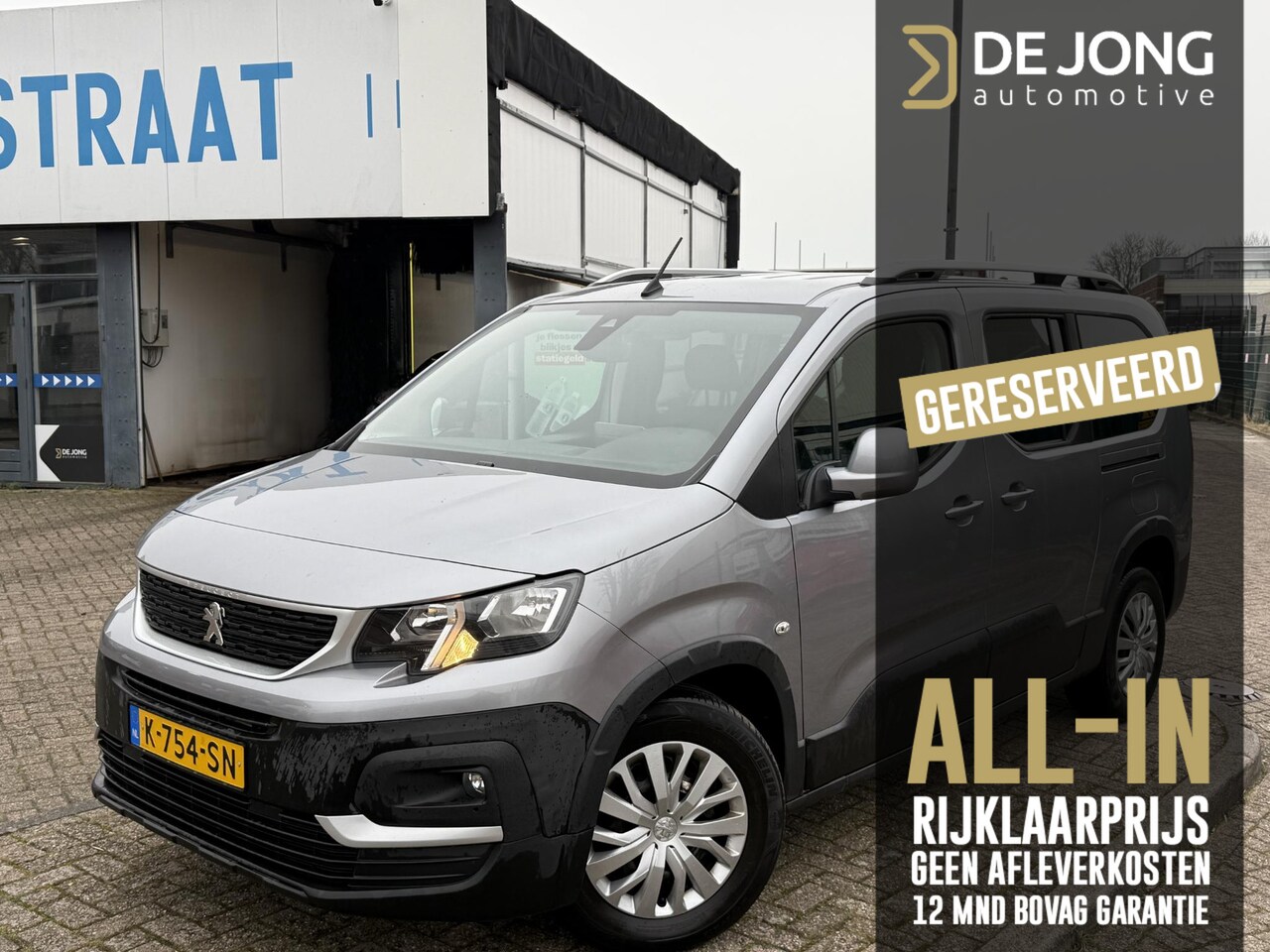 Peugeot Rifter Long - 1.2 Puretech Long Active 7p. ALL-IN rijklaarprijs/Navi/Parkeersensoren/7-zits/Airco - AutoWereld.nl