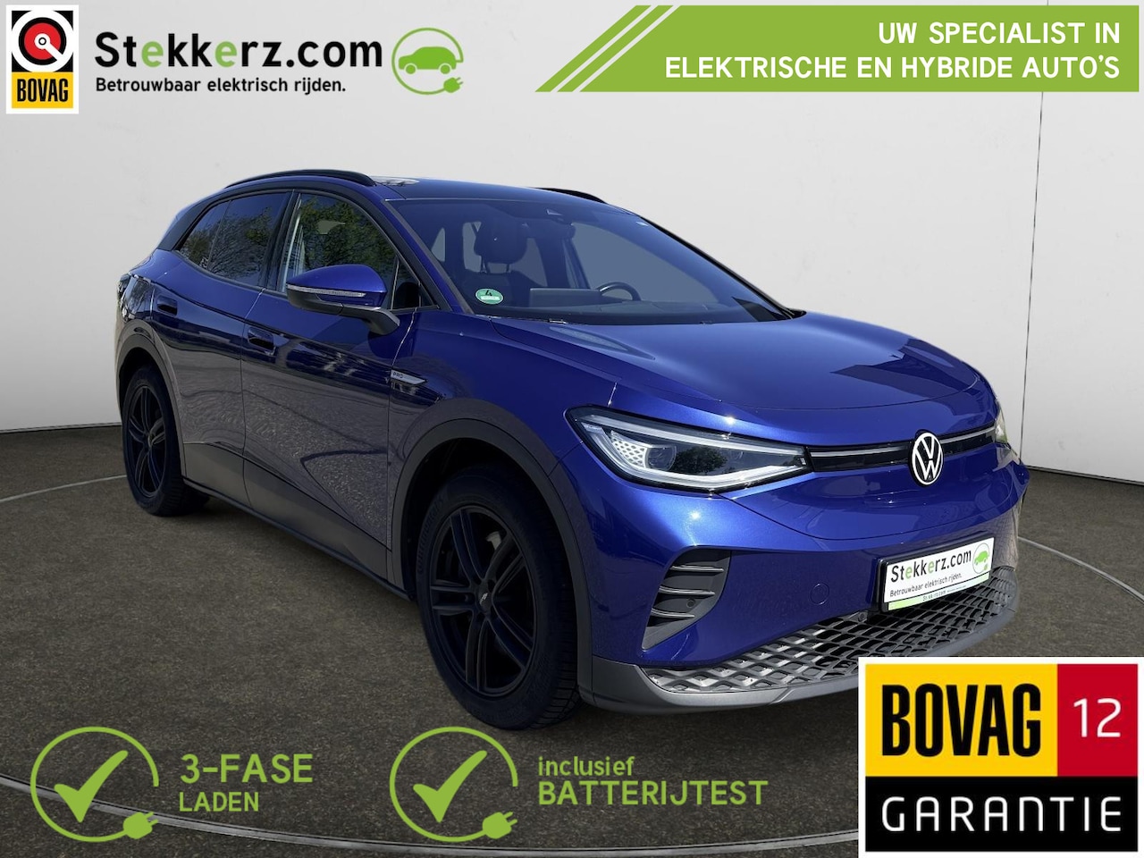Volkswagen ID.4 - Tech 77 kWh | All-in prijs incl. 12 mnd BOVAG | SOH 93% | Panoramadak | Wegklapbare Trekha - AutoWereld.nl