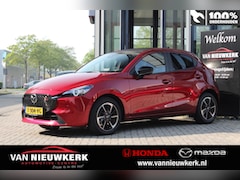 Mazda 2 - 2 1.5 SKYACTIV-G 90PK Homaru Aka | Leder/Alcantara | HUD | Stoel&Stuur verwarming | Keyles
