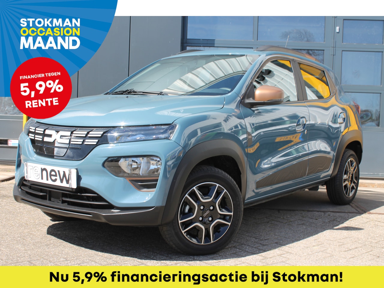 Dacia Spring - Extreme 65 PK 27 kWh | Snellader 30 KW | camera achter | Apple car play | State Blue | NAV - AutoWereld.nl