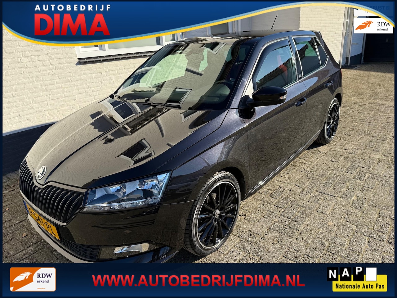 Skoda Fabia - 1.0 TSI Business Edition Monte Carlo/ Navi/ Camera/ ECC/ PDC/ Cruise Control - AutoWereld.nl
