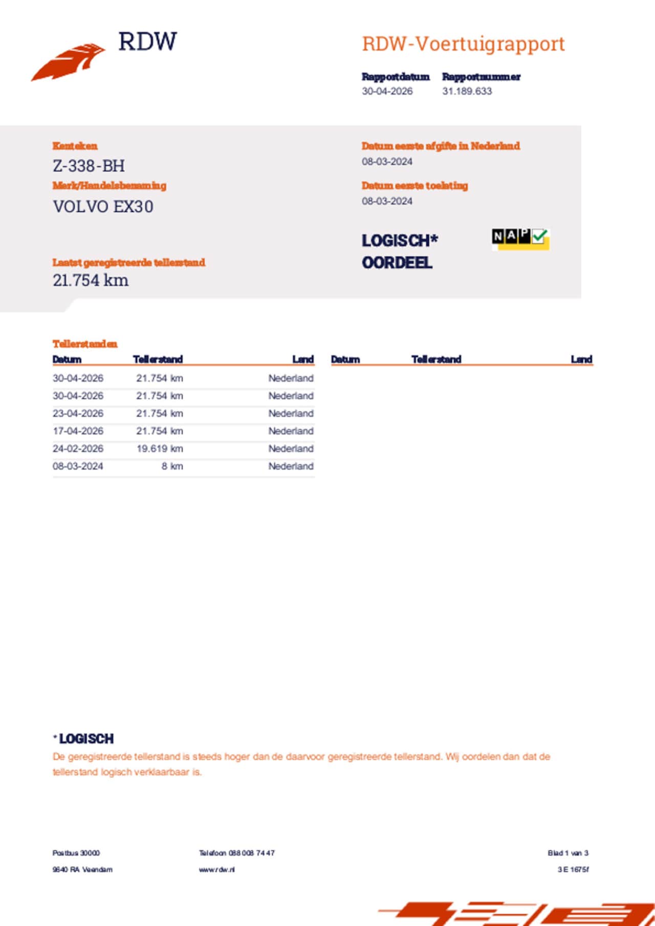 Volvo EX30 - Single Motor Extended Range Plus 69 kWh 21.000km | NLauto | 1e Eig | ECC | LED kopl | 19” - AutoWereld.nl