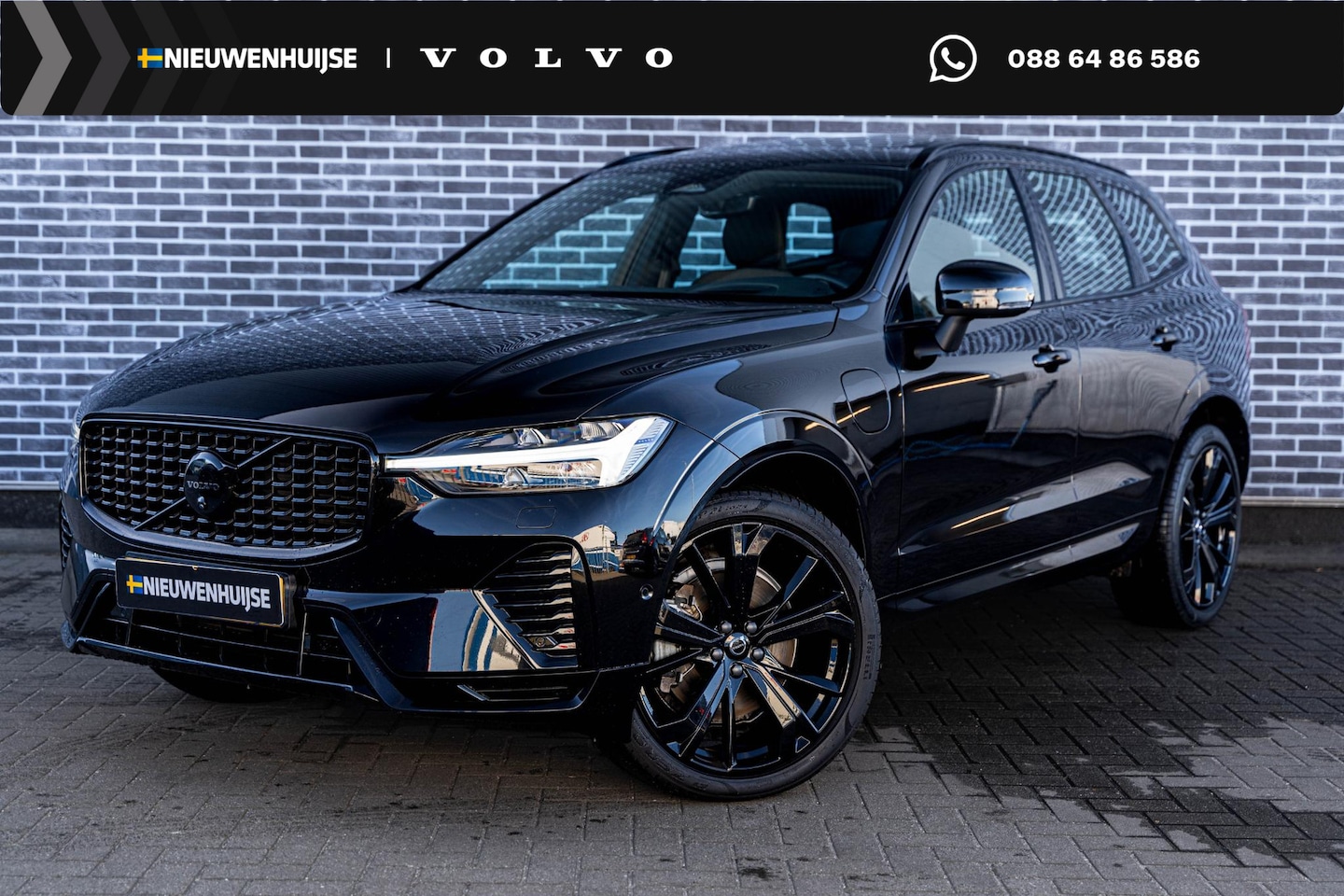 Volvo XC60 - 2.0 T6 Plug-in Hybrid AWD Ultra Black Edition | PHEV Long Range | Trekhaak | 360 Graden Ca - AutoWereld.nl