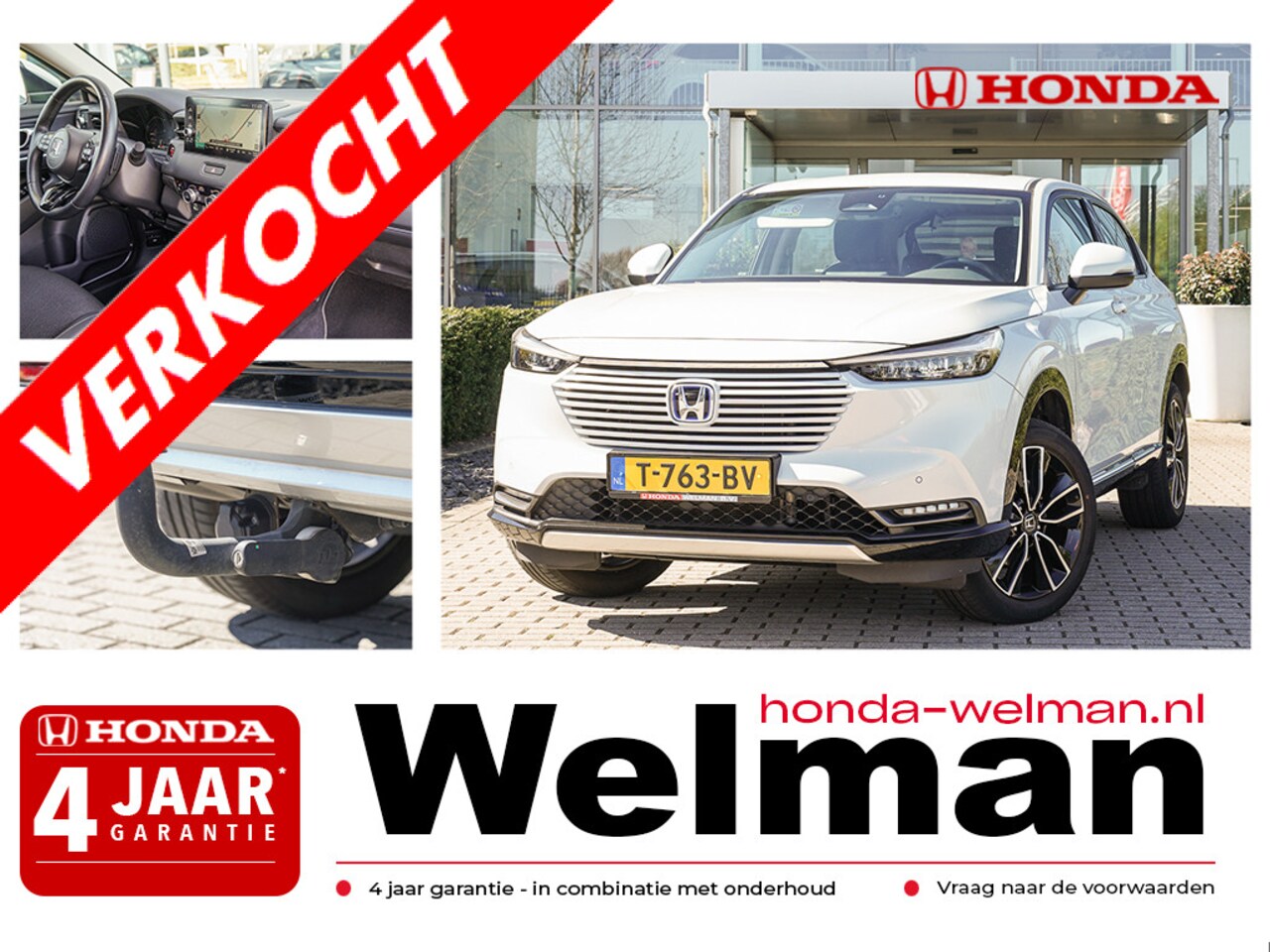 Honda HR-V - 1.5i e:HEV ADVANCE - TREKHAAK - FULL HYBRID - AutoWereld.nl