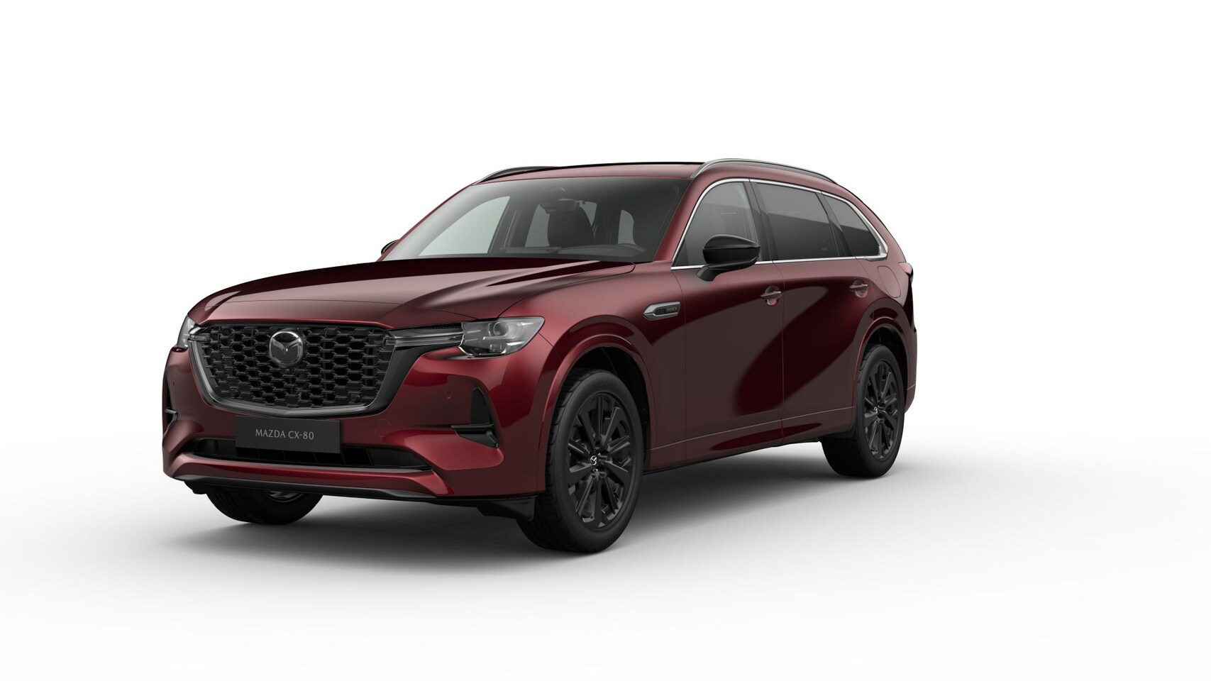 Mazda CX-80 - e-Skyactiv PHEV Homura Plus | 12,3-inch TFT-kleurendisplay met bediening via centrale HMI - AutoWereld.nl