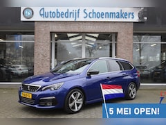 Peugeot 308 SW - 1.2 PureTech GT-line PANO STOELVERW/MASSAGE CARPLAY HALFLEER 2xPDC ZWARTE-HEMEL CRUISE STU