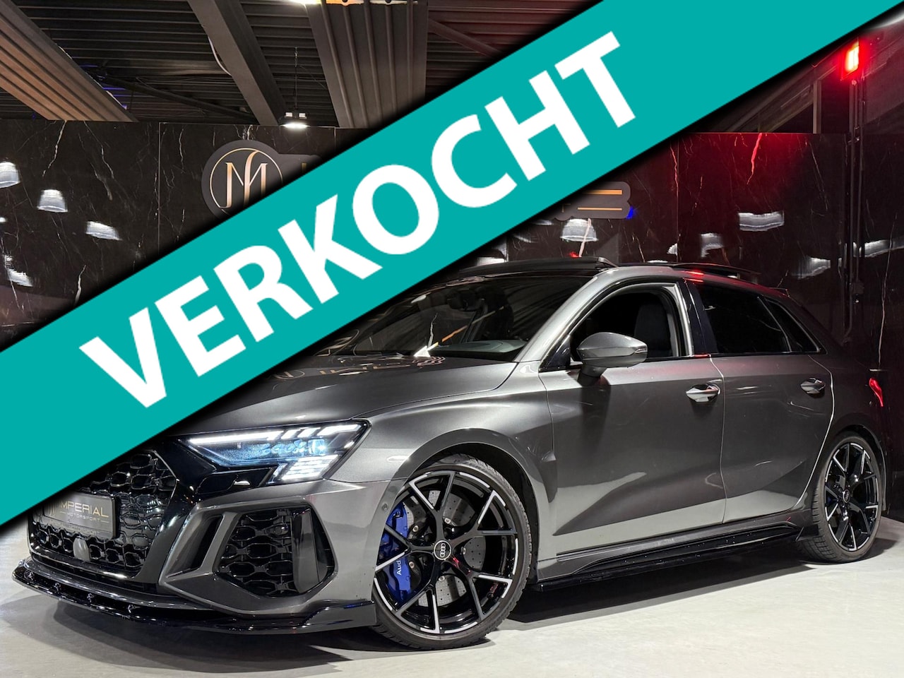 Audi RS3 - 2.5 TFSI quattro Dynamic Hulk Edition Keramisch|Pano|Sfeer|HUD|B&O|Memory|Maxton - AutoWereld.nl