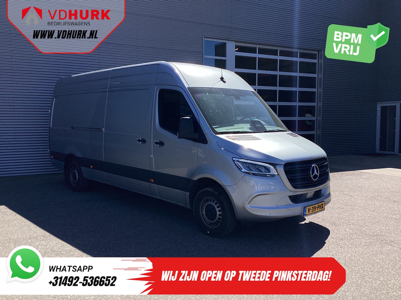 Mercedes-Benz Sprinter - 317 CDI Aut. L3H2 3.5t Trekverm./ LED/ 270Gr.deuren/ Navi/ Camera/ PDC/ Cruise/ Airco - AutoWereld.nl