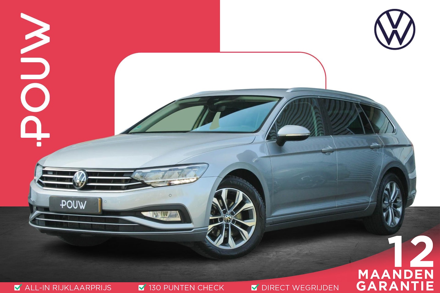 Volkswagen Passat Variant - 1.5 TSI 150pk DSG Business | Apple CarPlay/Android Auto | Trekhaak | Voorruit Verwarming - AutoWereld.nl