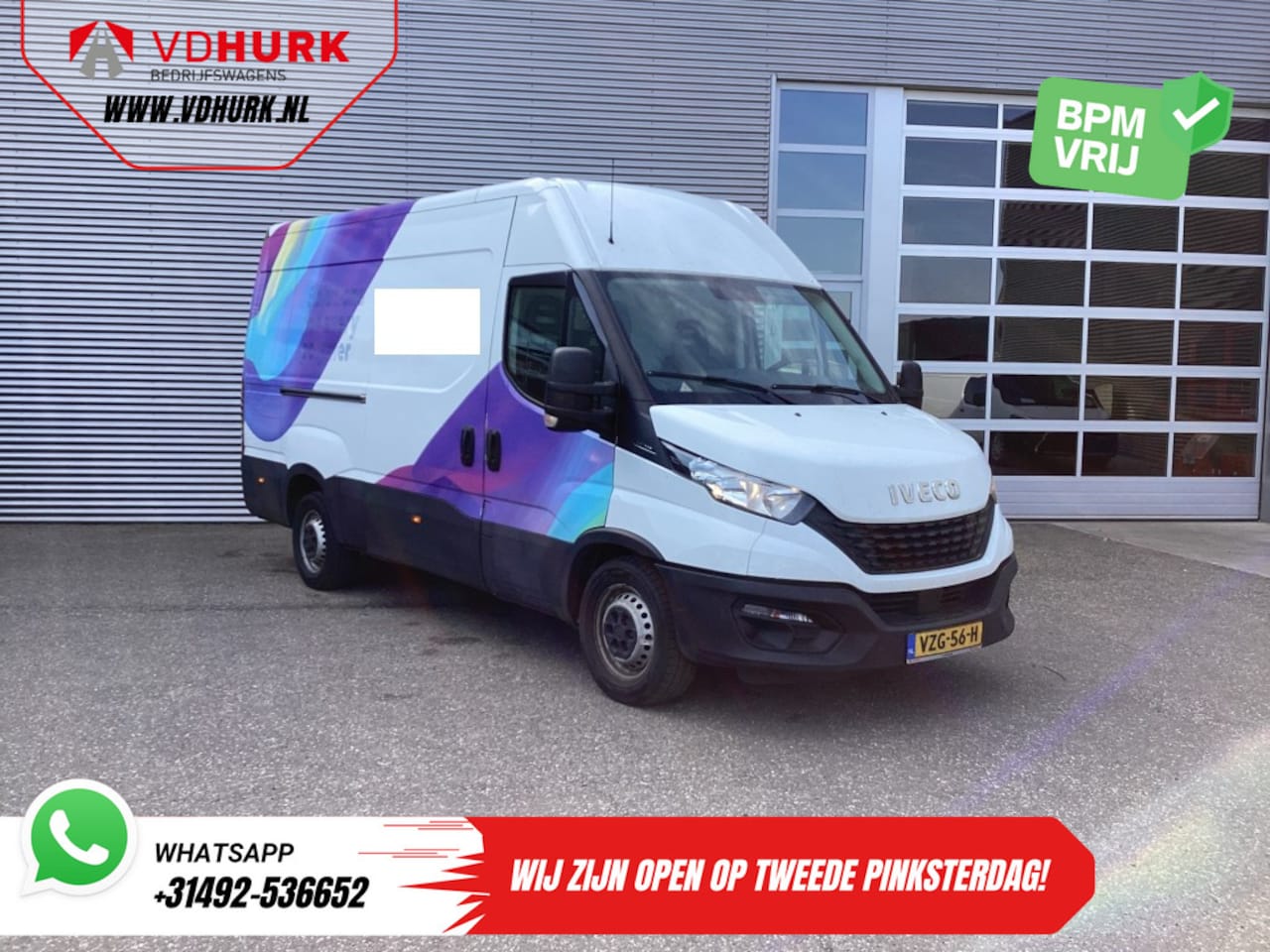 Iveco Daily - 35S14V 2.3 L2H2 EXPORT Gev.stoel/ 3.5T trekverm./ 270gr deuren/ Carplay/ Camera/ Climate/ - AutoWereld.nl
