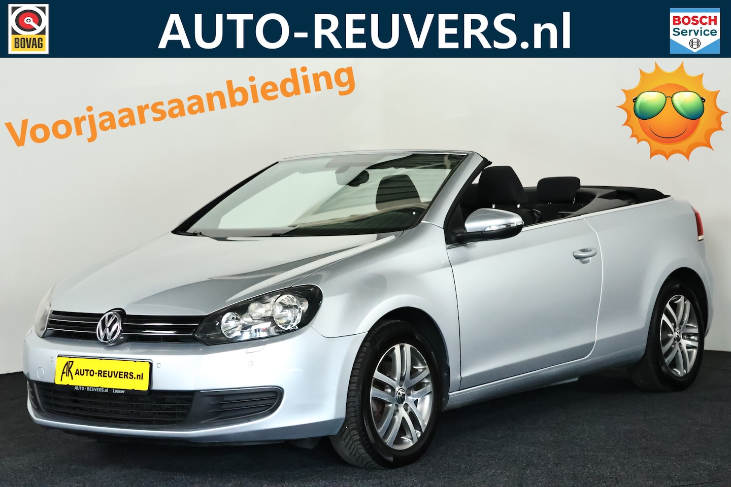 Volkswagen Golf Cabriolet - 1.2 TSI BlueMotion / Opendak / Cruisecontrol / 4S Band - AutoWereld.nl
