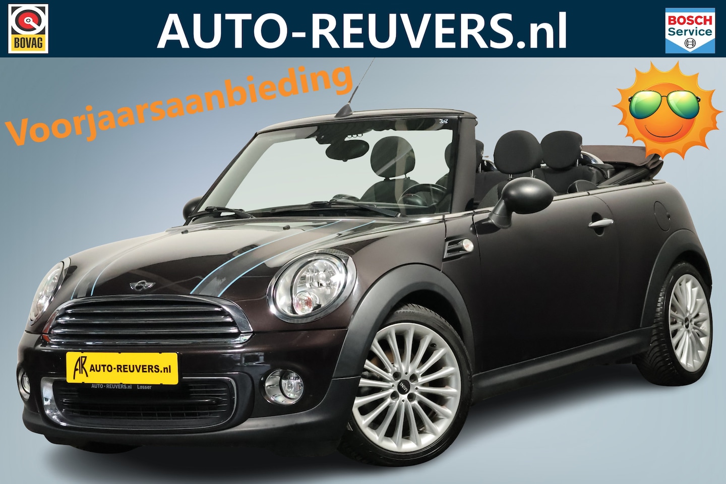 MINI Cabrio - Mini 1.6 Cooper / Cruise control / Clima / Stoelverwarming / Allseason banden - AutoWereld.nl