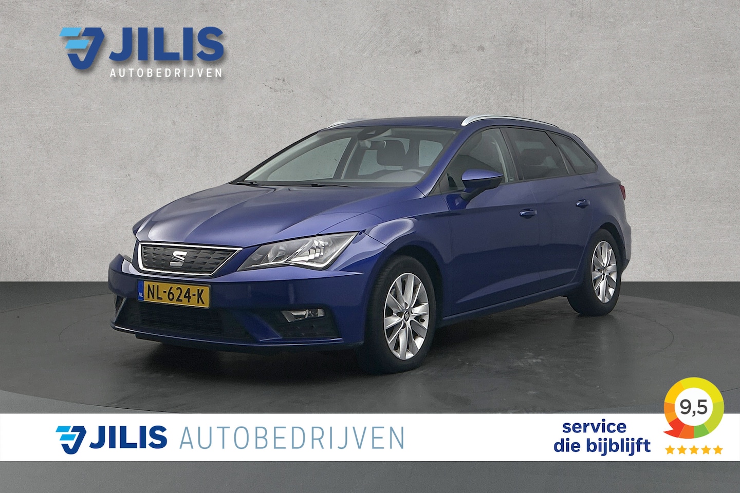 SEAT Leon ST - 1.0 EcoTSI Style | Lederen bekleding | Apple Carplay | Navigatie | Parkeersensoren - AutoWereld.nl