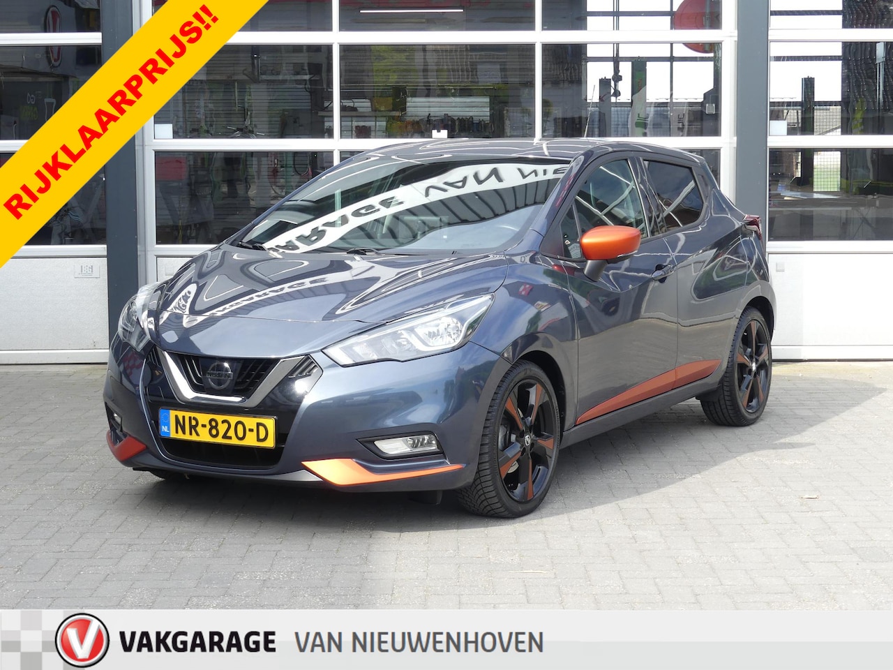 Nissan Micra - 0.9 IG-T Tekna *t/m 10de bouwjaar garantie! - AutoWereld.nl