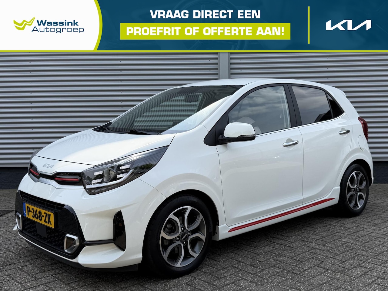 Kia Picanto - 1.0 DPi GT-Line | Climate Control | Navigatie | Camera | Kunstleer | - AutoWereld.nl
