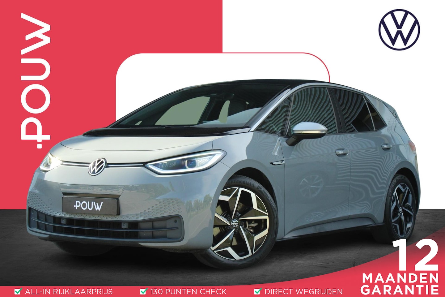 Volkswagen ID.3 - 204pk First Plus 58 kWh | SoH 93% | Apple CarPlay/Android Auto | Stoel-Stuurverwarming - AutoWereld.nl