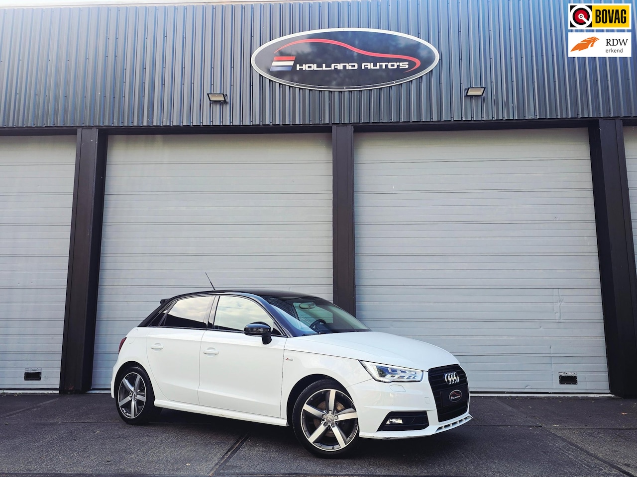 Audi A1 Sportback - 1.4 Sport S-Line, BLACK/WHITE - AutoWereld.nl