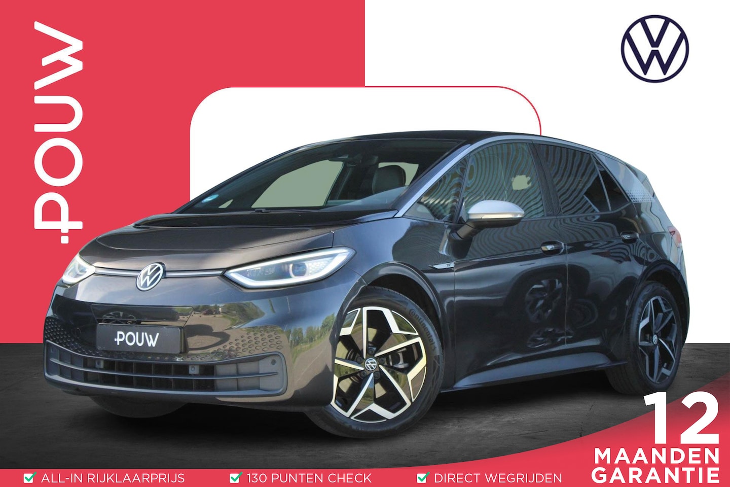 Volkswagen ID.3 - 204pk First Plus 58 kWh | SoH 95% | Apple CarPlay/Android Auto | Stoel & Stuurverwarming - AutoWereld.nl
