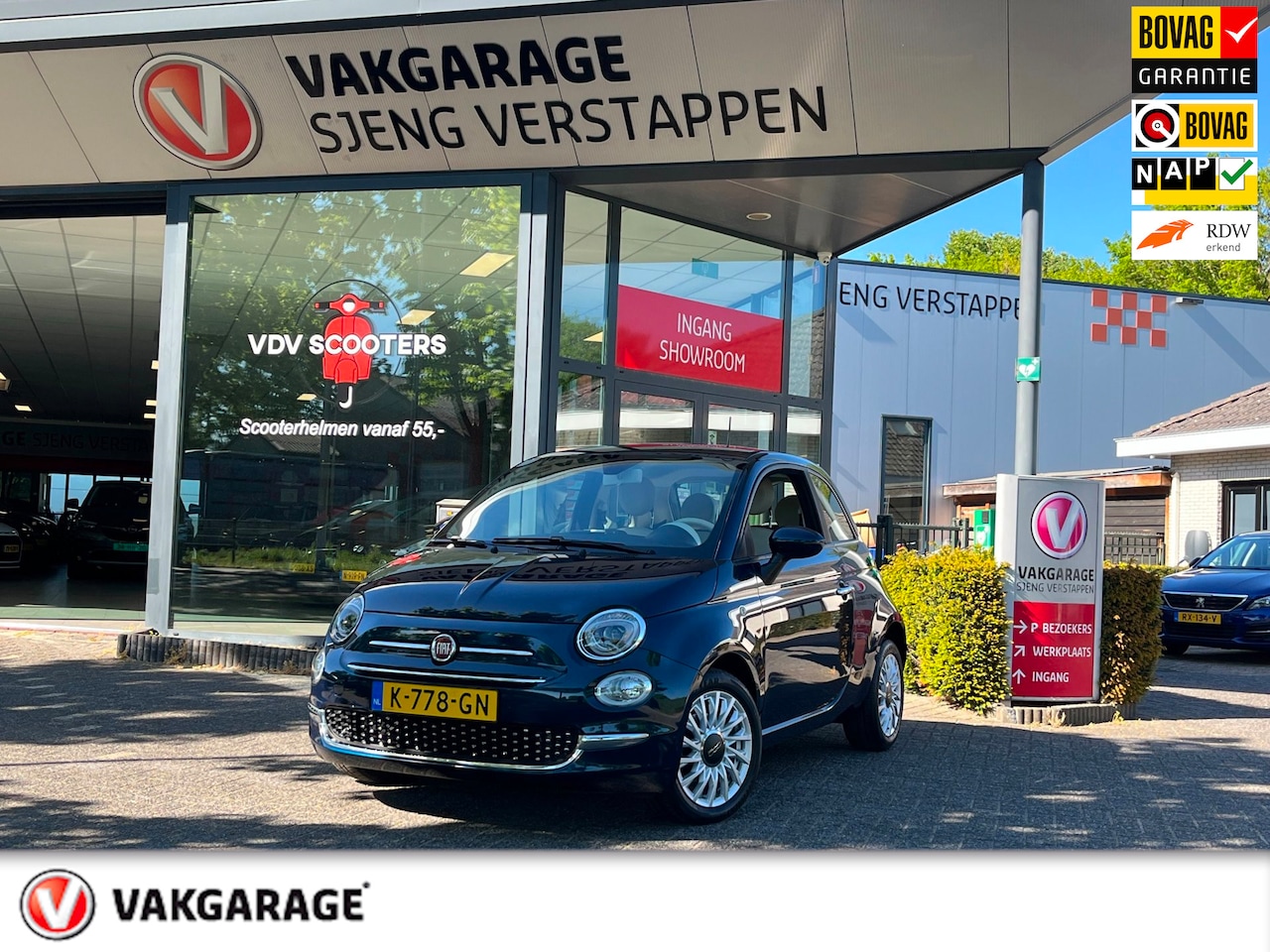 Fiat 500 - 1.0 Hybrid Lounge carplay Bovag rijklaarprijs ! - AutoWereld.nl