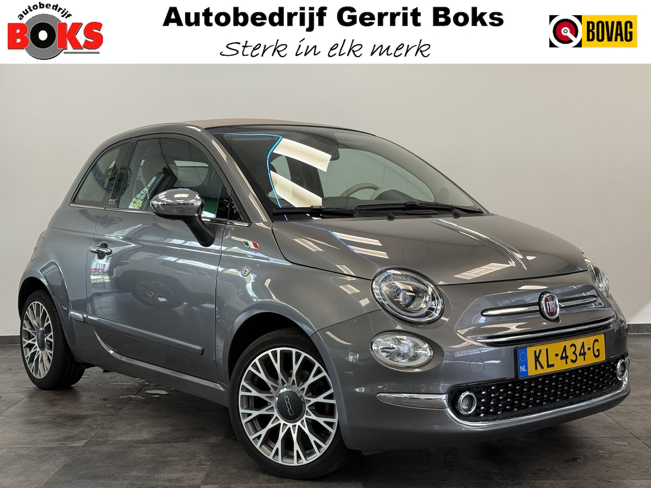 Fiat 500 C - 0.9 TwinAir Turbo Lounge Climate control Navigatie - AutoWereld.nl