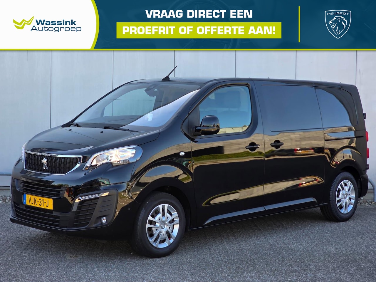 Peugeot Expert - 2.0 BlueHDI 120 Standard Asphalt Automaat | Trekhaak | Navigatie | Parkeercamera | - AutoWereld.nl