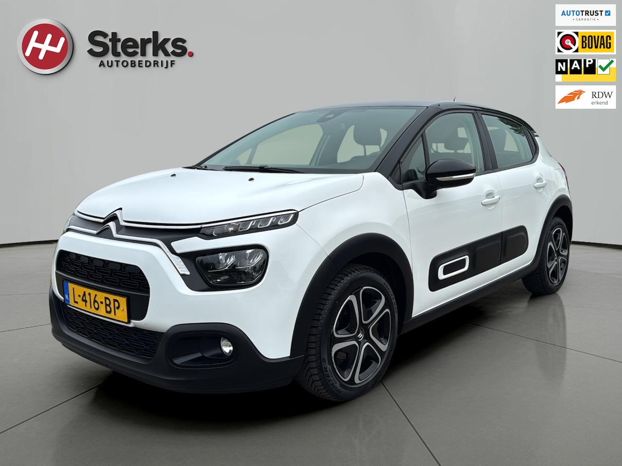 Citroën C3 - 1.2 PureTech Feel INCL. NIEUWE DISTRIBUTIERIEM 88147 KM !!!! CARPLAY/ANDROID AUTO - AutoWereld.nl