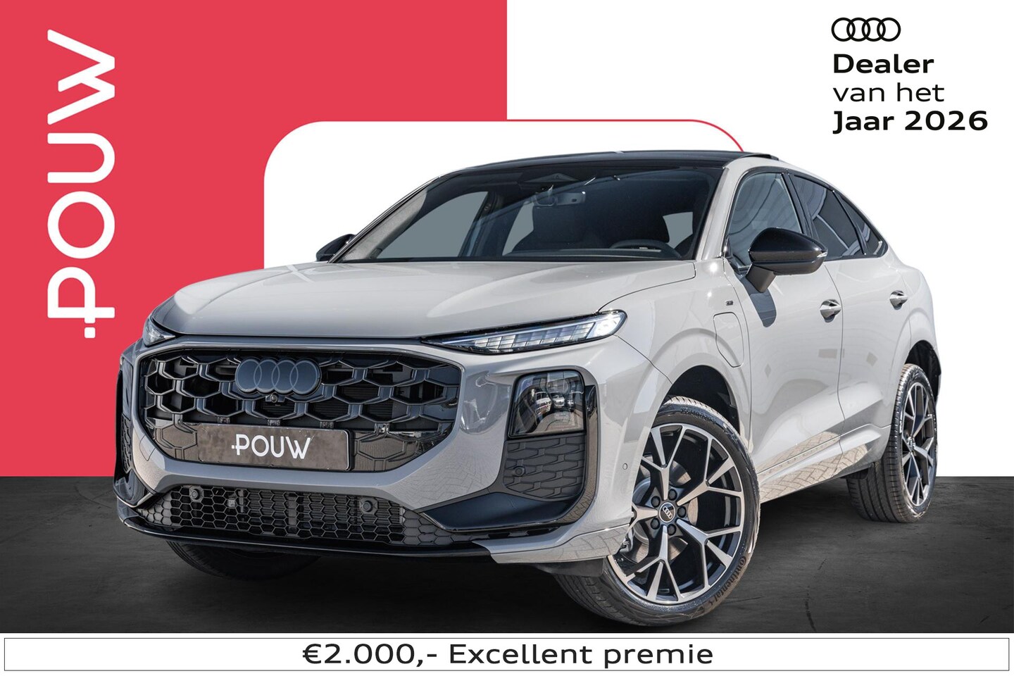 Audi Q3 Sportback - 1.5 e-hybrid 272pk S edition Audi exclusive Nardogrijs exterieur | Panoramadak | Alcantara - AutoWereld.nl