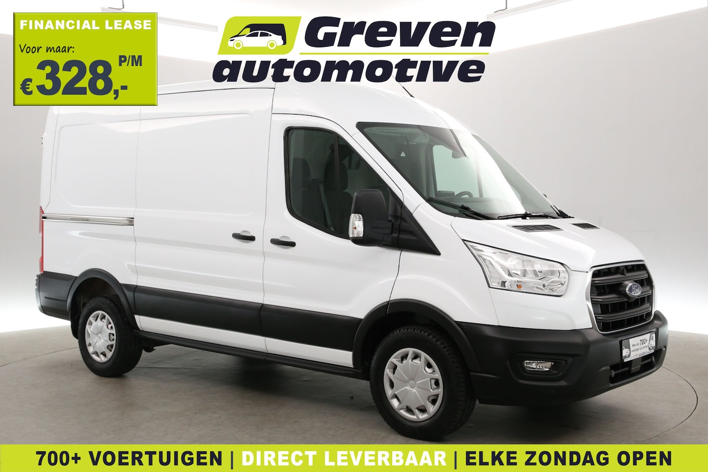 Ford Transit - 2.0 TDCI L2H2 | Aut. | Airco | Cruise | Camera | 3 Zits | Carplay | 2xSchuifdeur | Parkeer - AutoWereld.nl