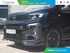 Opel Vivaro Electric - L3 75 kWh | STX Sport | Lederen bekleding | Spoilerpakket | 18 inch Lichtmetalen velgen |